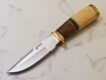 olive wood and bone hunting knife